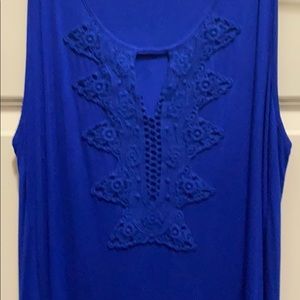 Cable and Gauge size L sleeveless swing shirt